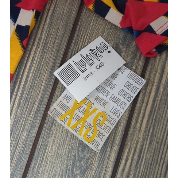 LuLaRoe Irma Women Top LOT OF 4 Loose Knit High Low Fitted Mid Sleeves XXS 00-4 - Picture 4 of 9